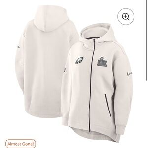 Philadelphia Eagles Nike Women's Super Bowl LIX Tech Fleece Full-Zip